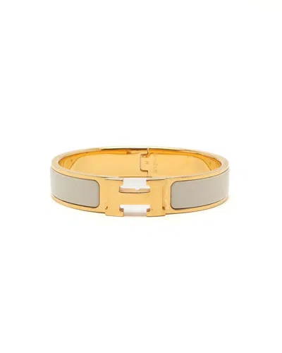 Hermes Hermès Clic H Bracelet In Grey
