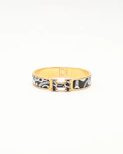 Pre-owned Hermes Hermès Clic H Bracelet In Multi