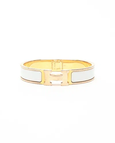 Pre-owned Hermes Hermès Clic H Bracelet In Multi