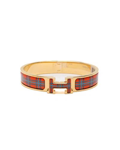 Pre-owned Hermes Hermès Clic H Bracelet In Multi