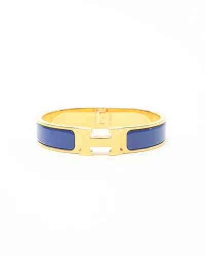 Pre-owned Hermes Hermès Clic H Bracelet In Multi