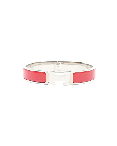 Pre-owned Hermes Hermès Clic H Bracelet In Multi