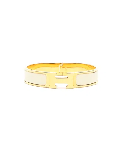 Pre-owned Hermes Hermès Clic H Bracelet In Multi