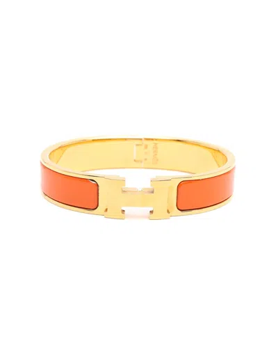 Hermes Hermès Clic H Bracelet In Gold