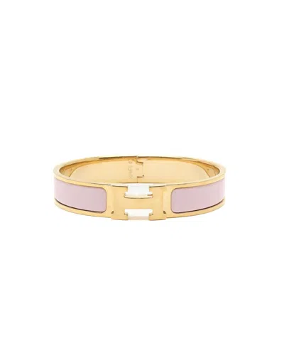 Hermes Hermès Clic H Bracelet In Pink