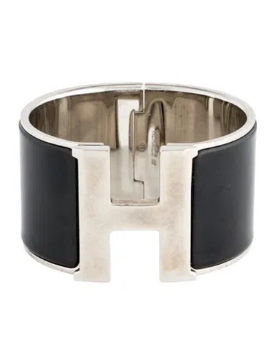 Pre-owned Hermes Clic H Xl Bracelet, 6.5" In Multi