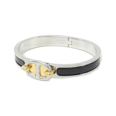 Pre-owned Hermes Clic Palladium Charm Bracelet () In Multi