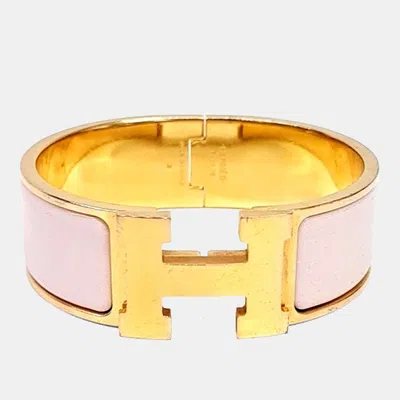 Pre-owned Hermes Hermès Click Click Bracelet In Multicolor