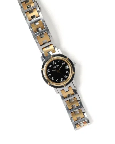 Pre-owned Hermes Hermès Clipper 24mm Ca 2010 Watch In Multi