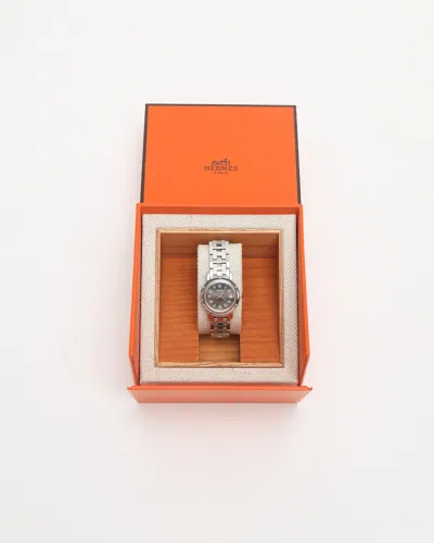 Pre-owned Hermes Hermès Clipper 24mm Ref Cl4.210 Watch