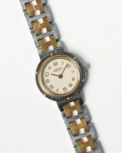 Pre-owned Hermes Hermès Clipper 24mm Ref Cl4.220 Watch