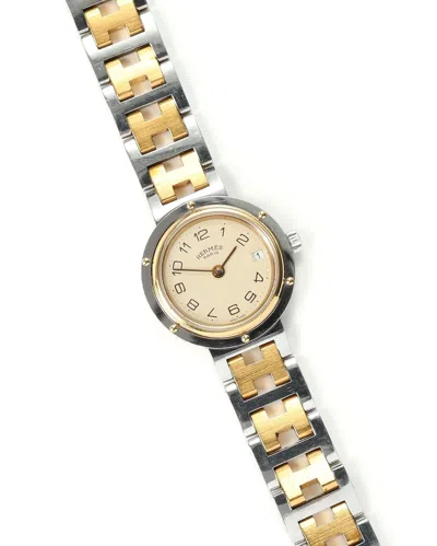 Pre-owned Hermes Hermès Clipper 24mm Watch