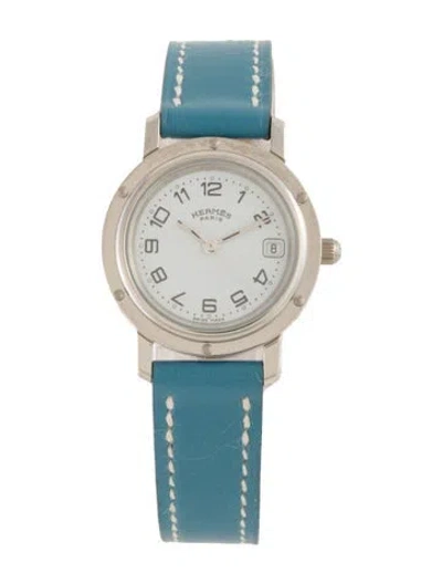 Pre-owned Hermes Clipper Watch In Multi