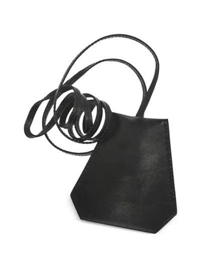 Pre-owned Hermes Clochette Bag Charm In Black