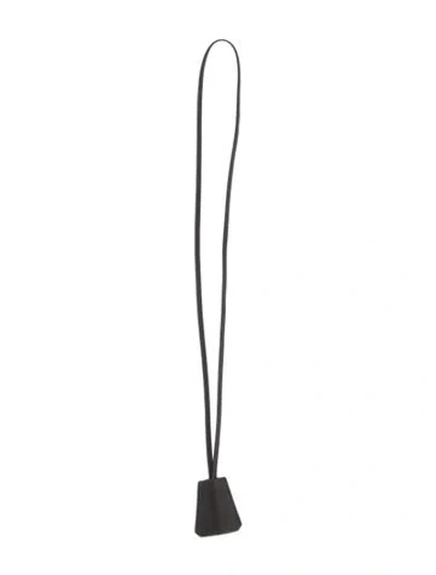 Pre-owned Hermes Clochette Kelly Watch Leather Lanyard In Multi