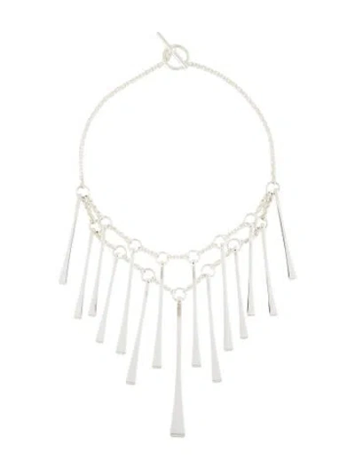 Pre-owned Hermes Clou De Forge Collar Necklace, 15.5" In Multi