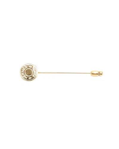 Hermes Hermès Clou De Selle Pin Brooch In Gold