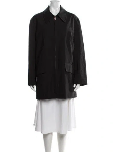 Pre-owned Hermes Coat In Black