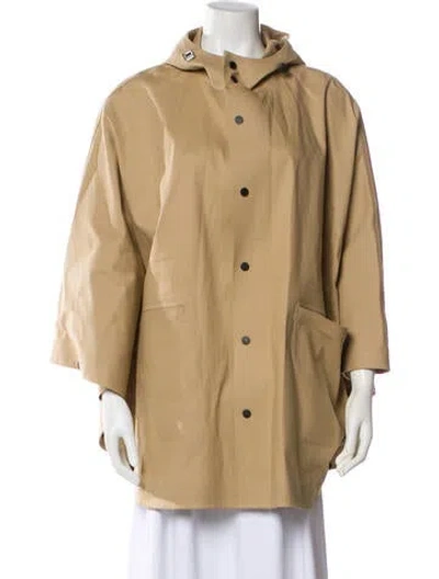 Pre-owned Hermes Coat In Neutral