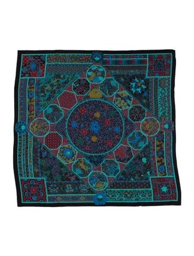 Pre-owned Hermes Collections Impériales Silk Shawl W/ Tags In Purple