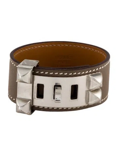 Pre-owned Hermes Collier De Chien 24 Bracelet In Multi