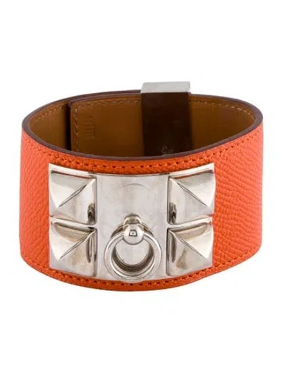 Pre-owned Hermes Collier De Chien Bracelet In Multi