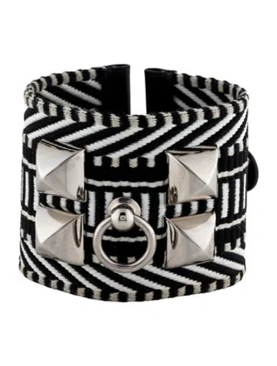 Pre-owned Hermes Collier De Chien Cavale Bracelet In Multi