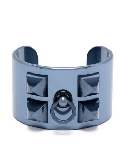 Pre-owned Hermes Collier De Chien Sunset Bracelet In Blue
