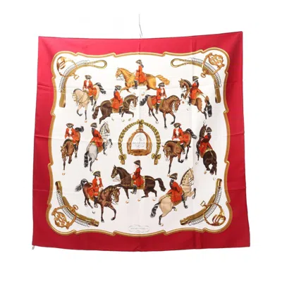 Pre-owned Hermes Color Silk Scarf () In Multi