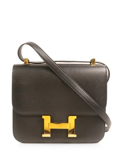 Hermes Constance 24 Shoulder Bag In Brown
