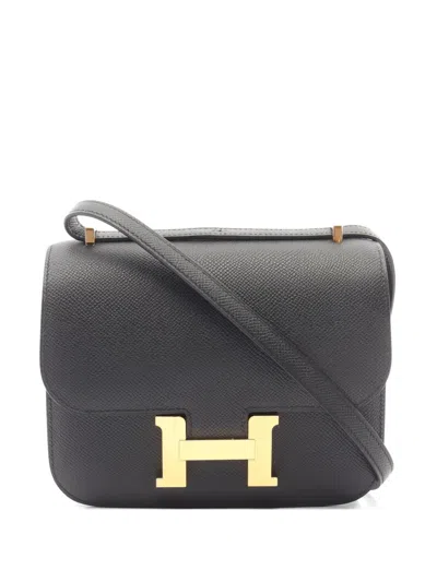 Pre-owned Hermes Constance 3 Mini Shoulder Bag In Black