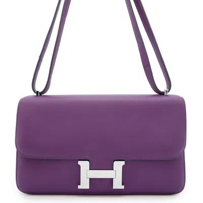 Pre-owned Hermes Constance Anemone Shoulder Bag ()