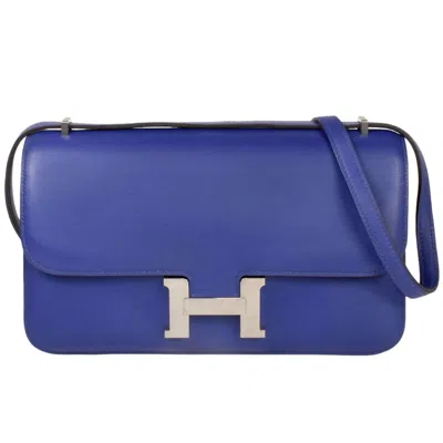 Pre-owned Hermes Constance Blue Blue Electric Swift Leather Shoulder Bag () In Blue, Blue Electric