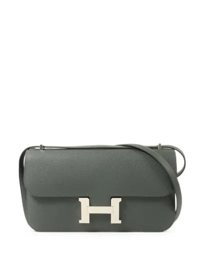 Hermes Constance Elan Shoulder Bag In Gray