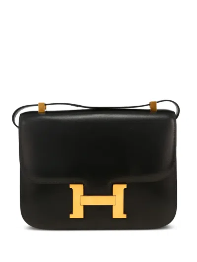 Pre-owned Hermes Constance Handbag In Black