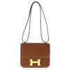 HERMES CONSTANCE LEATHER SHOULDER BAG (PRE-OWNED)