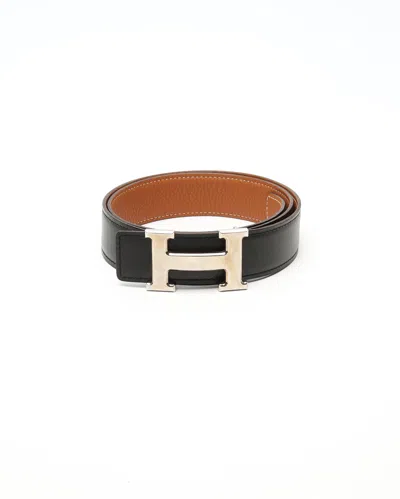 Pre-owned Hermes Hermès Constance Reversible Belt
