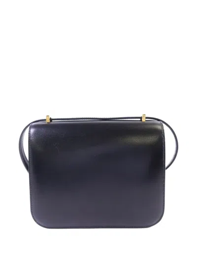 Pre-owned Hermes Constance Shoulder Bag In Black
