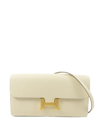 Pre-owned Hermes Constance To Go Cross Body Bag In Neutral