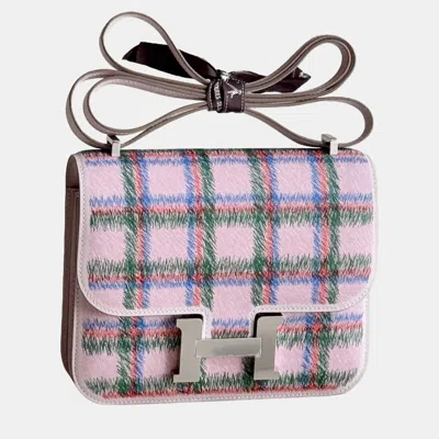 Pre-owned Hermes Constance19 09 Swift Palladium Hardware K Stamp In Multi