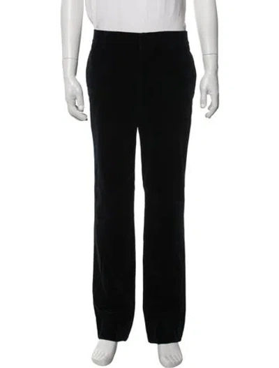 Pre-owned Hermes Corduroy Pants In Blue