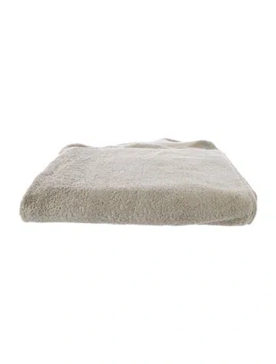 Pre-owned Hermes Cotton Bath Towel In Green