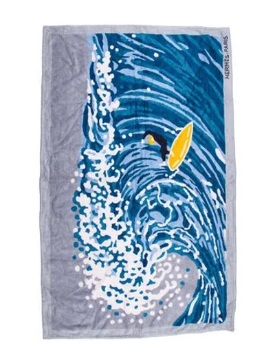 Pre-owned Hermes Cotton Beach Towel In Multi