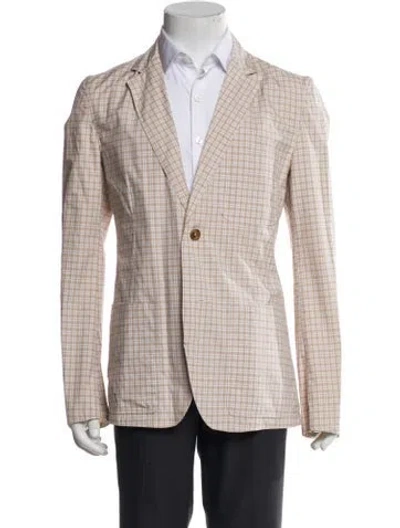 Pre-owned Hermes Cotton Blazer In Neutral