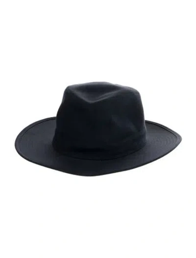 Pre-owned Hermes Cotton Bucket Hat In Blue