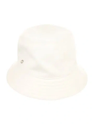 Pre-owned Hermes Cotton Bucket Hat In Neutrals