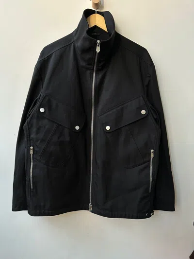 Pre-owned Hermes Cotton Jacket Black (50)