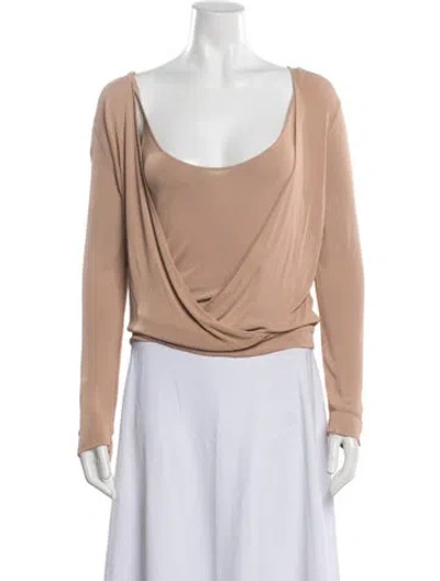 Pre-owned Hermes Cowl Neck Sweater In Neutral