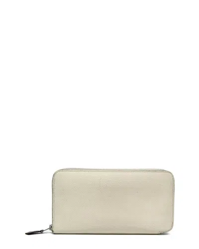 Hermes Hermès Cream Epsom Leather Long Wallet (authentic Pre-loved)