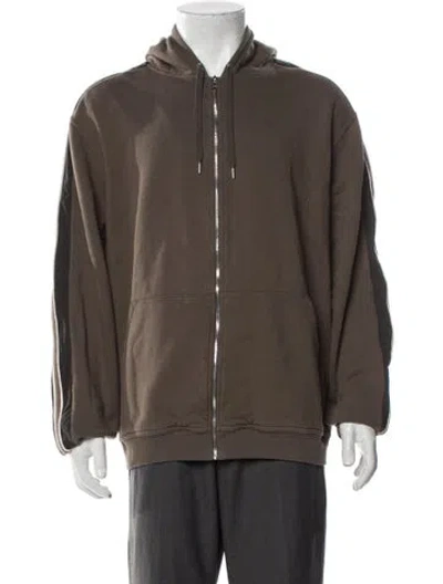 Pre-owned Hermes Crew Neck Long Sleeve Hoodie In Neutral